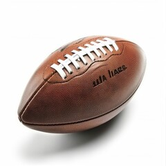 American football isolated on white background  