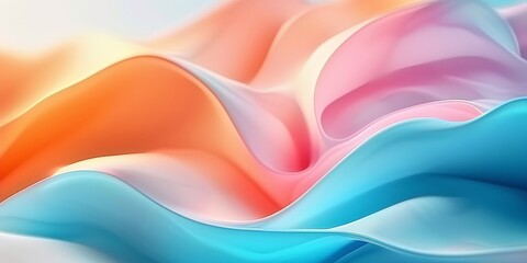 Abstract colorful wave modern futuristic background, abstract blue pink orange background with waves, 3d abstract blue light background with 
rainbow background,banner	
