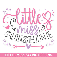 Little miss sunshine svg design