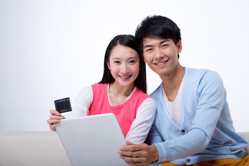 Take young lovers with bank card online