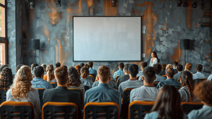 Obraz premium people in Conference training planning or learning coaching, white board. Business concept,generative ai