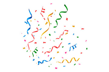 Obraz premium confetti explosion celebration vector free