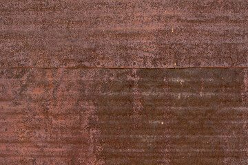 Iron rust texture on a corroded metal