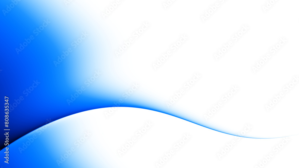 Poster blurred transparent gradient background. elegant blue wavy line on transparent png overlay backgroun