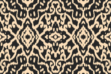 Seamless ethnic design, ikat art. beautiful hand drawn Design for textile and printingEthnic pattern.beautiful pattern. folk embroidery,bohemian style,aztec geometric art	