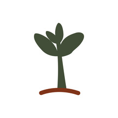Sprout icon vektor
