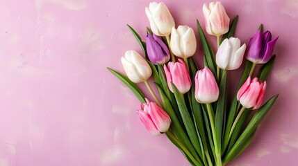 Bouquet of tulips.