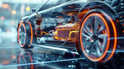 A futuristic high detailed car UHD wallpaper