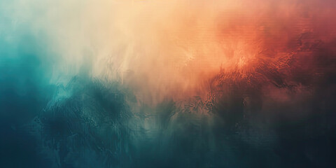 Fototapeta premium Misty blur background, graphic resource abstract blurred backdrop, digital art moody empty space colors, generated ai