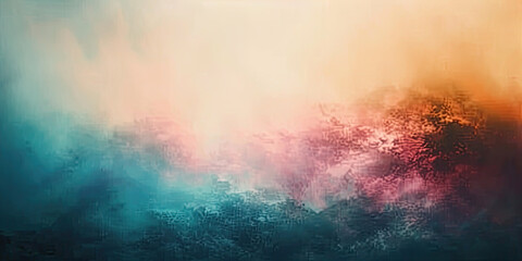 Obraz premium Misty blur background, graphic resource abstract blurred backdrop, digital art moody empty space colors, generated ai