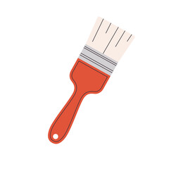 Paint brush in flat style