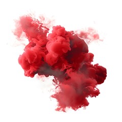 rose petals in water abstract smoke