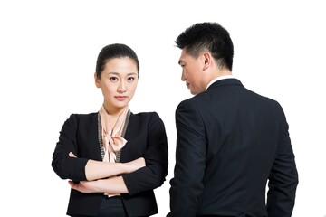 Tent business people fight