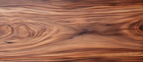 Fototapeta premium The copy space image showcases the texture of beautiful walnut wood
