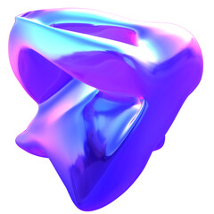 3d rendered illustration of a holographic heart