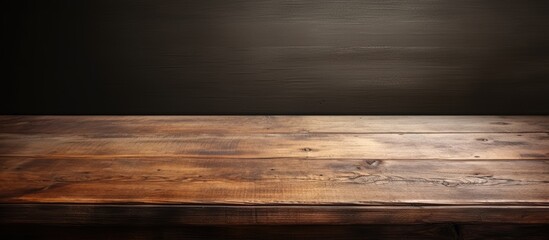 Background image of an old wooden table with plenty of copy space