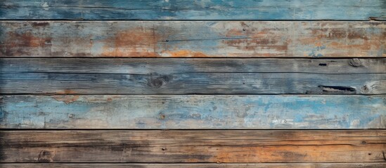 Fototapeta premium Vintage abstract background with a texture resembling old wooden planks providing a rustic aesthetic and incorporating copy space image