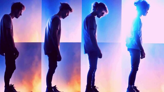 See how the shadow of a lighter shade transforms and grows before you