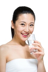 Shed young women to drink water
