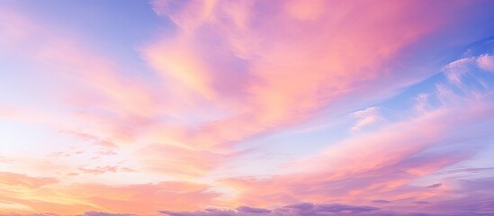 A stunning color combination of magenta and yellow fills the sky during the golden hour creating a...
