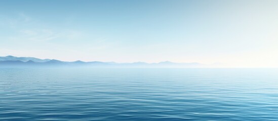 A serene and minimalist copy space image featuring a water backdrop