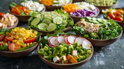 Salad Power Up. Customize Your Nutritious Lunch at Home 