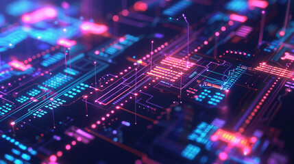 Fototapeta premium Shaping the Future: Algorithmic DeFi Revolution