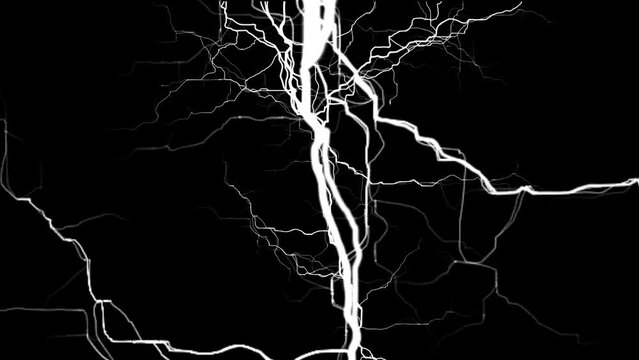 Electric Abstract Background Loop Digital Rendering