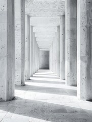 Architecture details Modern Building Concrete Bias columns space perspective Abstract background