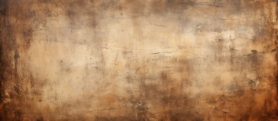 A grungy brown canvas provides the backdrop for this texture image with plenty of open space. Copy space image. Place for adding text and design