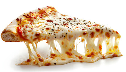Clipart of a mouthwatering slice of New York style pizza with bubbling cheese ar7 4 v6 0 Generative AI