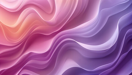 Abstract purple and pink background with wavy shapes