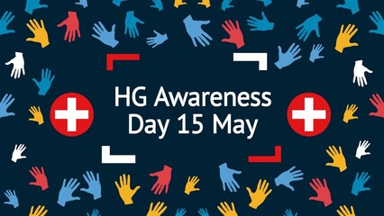 HG Awareness Day web banner design illustration 