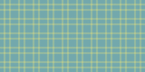 Folded vector plaid seamless, vertical fabric background textile. Everyday texture pattern tartan check in cyan and pastel colors.