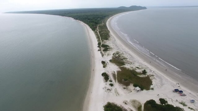 Praia do Istmo, Ilha do Mel - Paranagu&aacute;, Paran&aacute;, Brazil