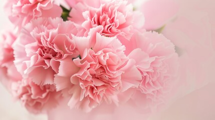 pink carnation flowers bouquet