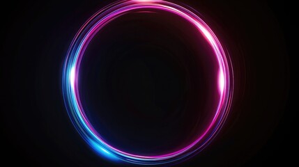 circles, energy source, luminous rings, empty space, frame, ultraviolet spectrum, laser display, smoke, fog, ground, round gateway, pink and blue neon lights, virtual reality
