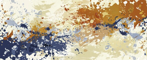 Colorful Abstract Background with Vibrant Splashes