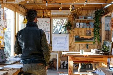 A man wanna build tiny homes. Tiny homes are an uncommon housing solution that is gaining traction due to its focus on sustainability and affordability.