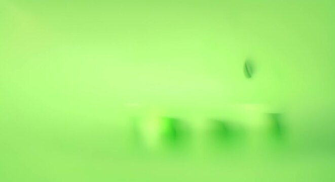 3D render of green leaves spinning from biofuel or biodiesel drums. Concept 3D Rendering, Green Leaves, Spinning, Biofuel, Biodiesel Drums