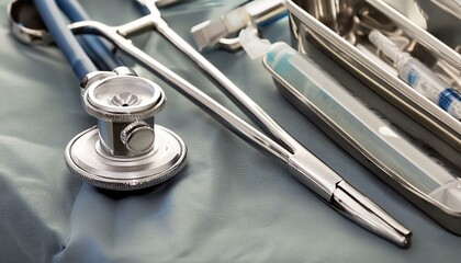 medical instruments in hospital