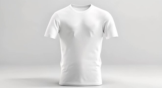 Blank White Soccer Jersey Mockup for Football Club Customization. Concept Soccer Jersey Mockup, White Template, Football Club Design, Customization Options, Sportswear Presentation