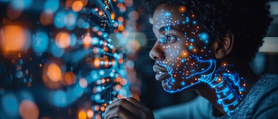 A businessman using a laptop computer to study online education training for their professional development at home, studying online, using digital courses to develop new skills.