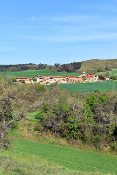 The town of Valluerca in Valdegovía. Alava. Basque Country. Spain