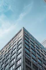 Fototapeta premium Tall Building With Many Windows