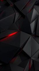 Black and red geometrical background.