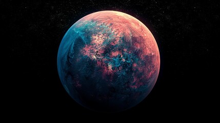 Fototapeta premium Planets and galaxy, science fiction wallpaper. Beauty of deep space. Earth and galaxy in space.