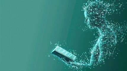 A book is seen floating in the water, surrounded by bubbles