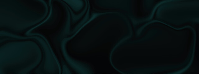 Green smoke silk background and satin background. Silk flowing curve light backdrop background. Luxury cloth silky pattern shiny elegant. Liquid velvet panorama silk satin.