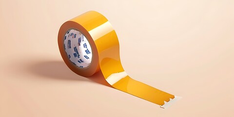 isolated on soft background with copy space Tape concept, illustration